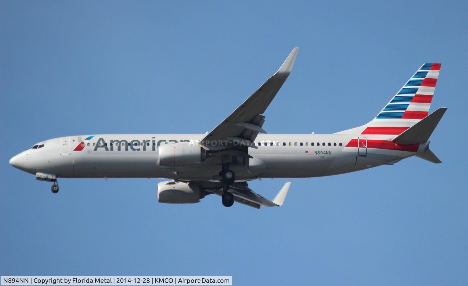 N894NN, 2012 Boeing 737-823 C/N 31147, MCO spotting 2014