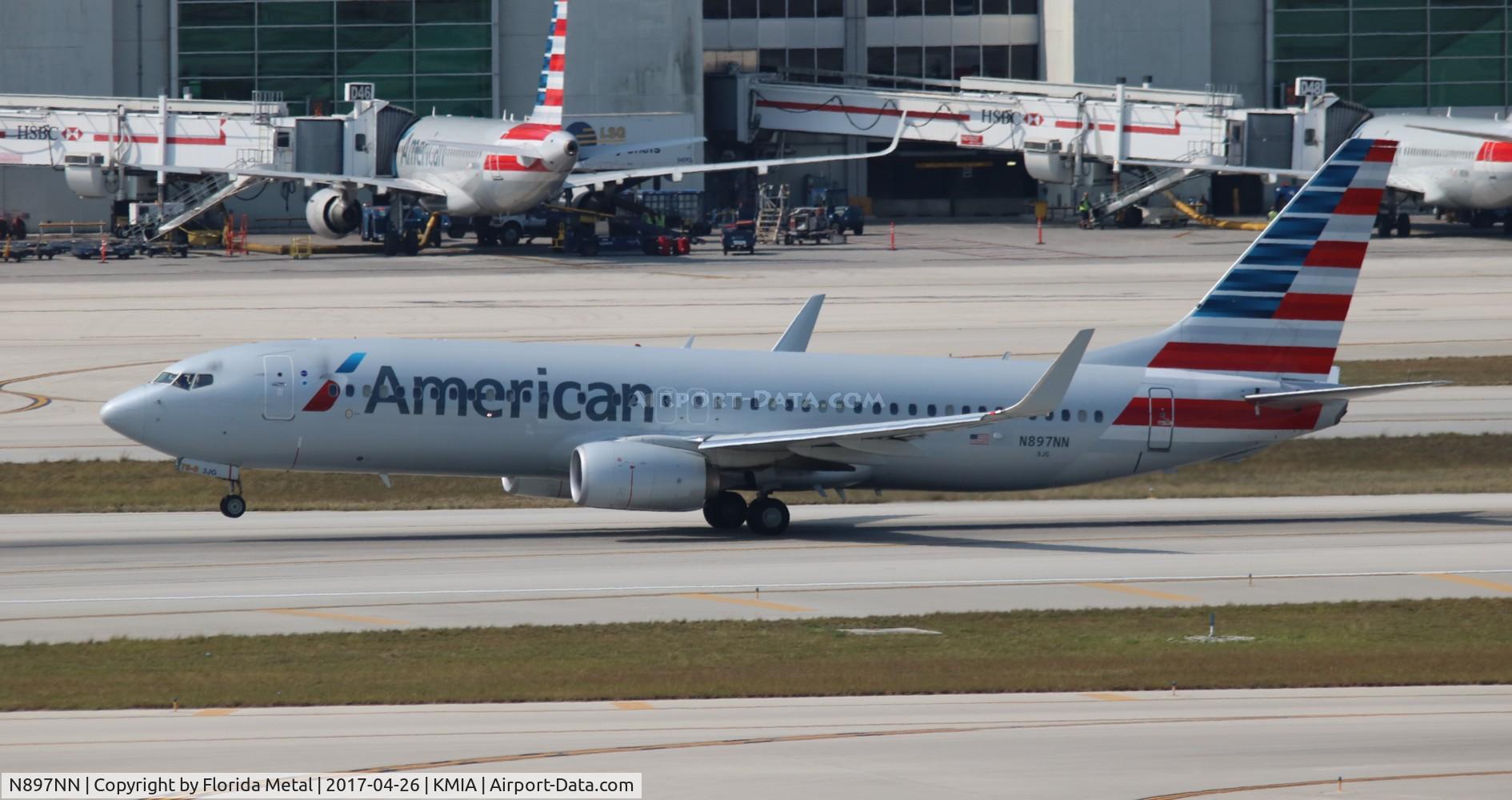N897NN, 2012 Boeing 737-823 C/N 33318, MIA spotting 2017