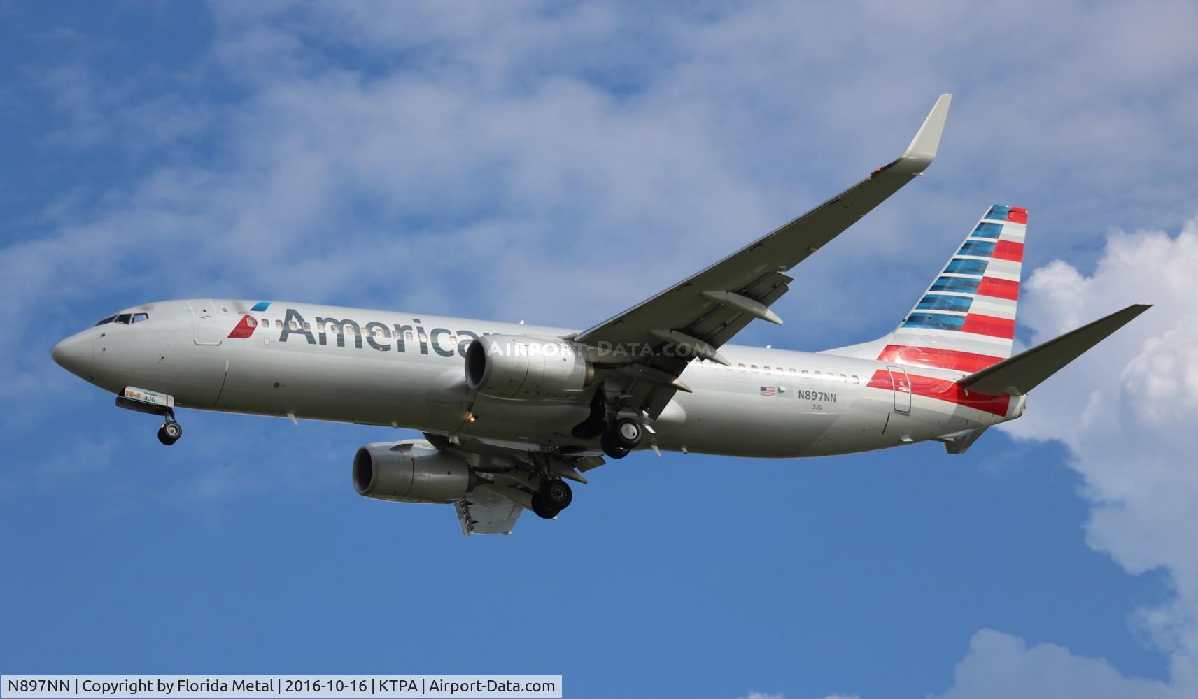 N897NN, 2012 Boeing 737-823 C/N 33318, TPA spotting 2016