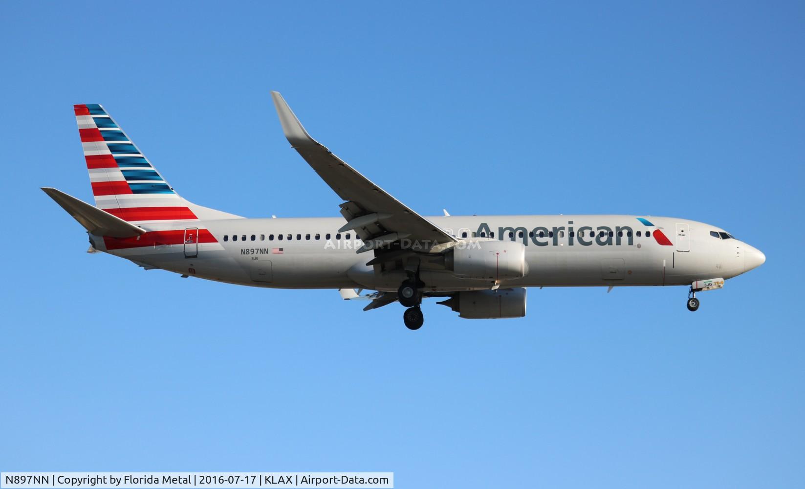 N897NN, 2012 Boeing 737-823 C/N 33318, LAX spotting 2016