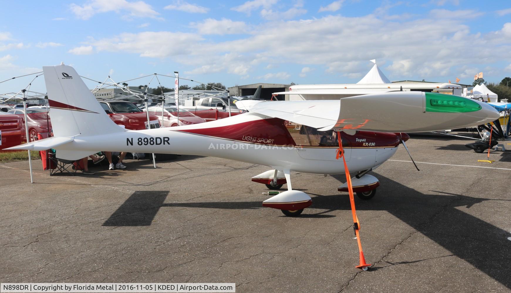 N898DR, 2015 Ekolot KR-030 Topaz C/N 30-05-10, Deland 2016