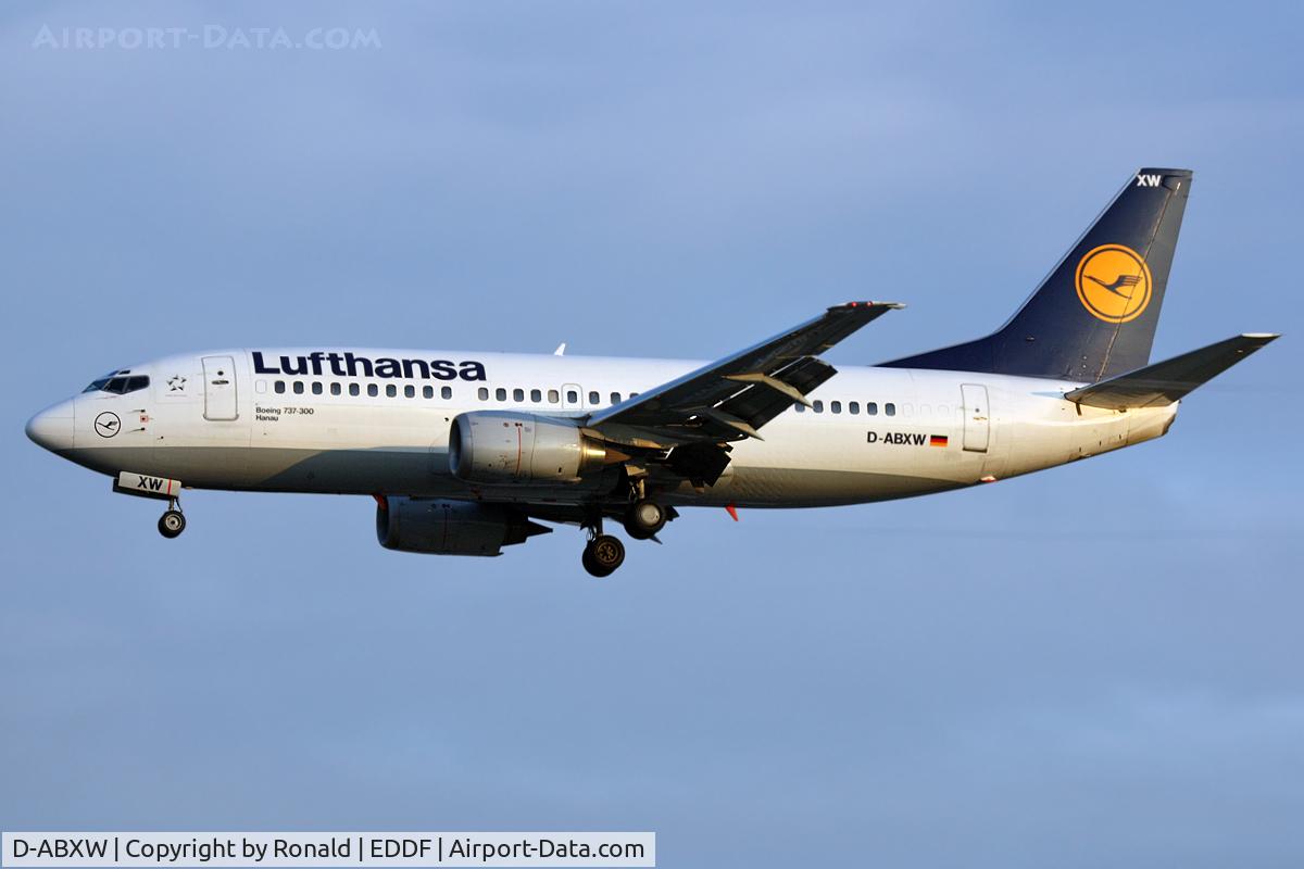 D-ABXW, 1989 Boeing 737-330 C/N 24561, at fra