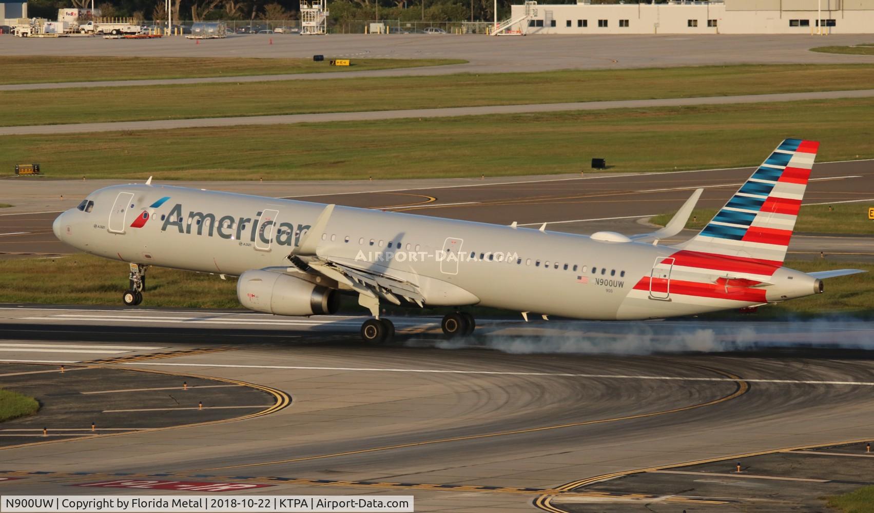 N900UW, 2017 Airbus A321-231 C/N 7617, TPA spotting 2018