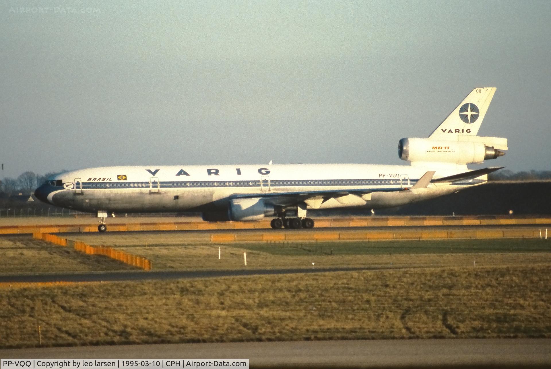 PP-VQQ, 1991 McDonnell Douglas MD-11 C/N 48435, Copenhagen 10.3.1995