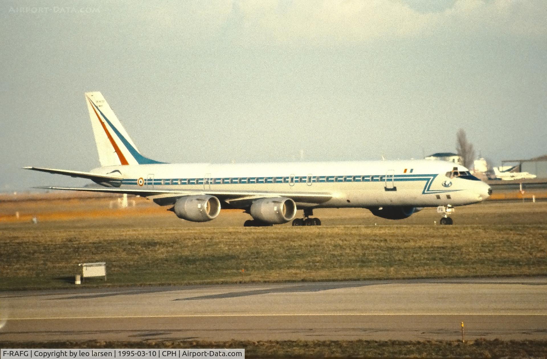 F-RAFG, 1968 Douglas DC-8-62CF C/N 46013, Copenhagen 10.3.1995