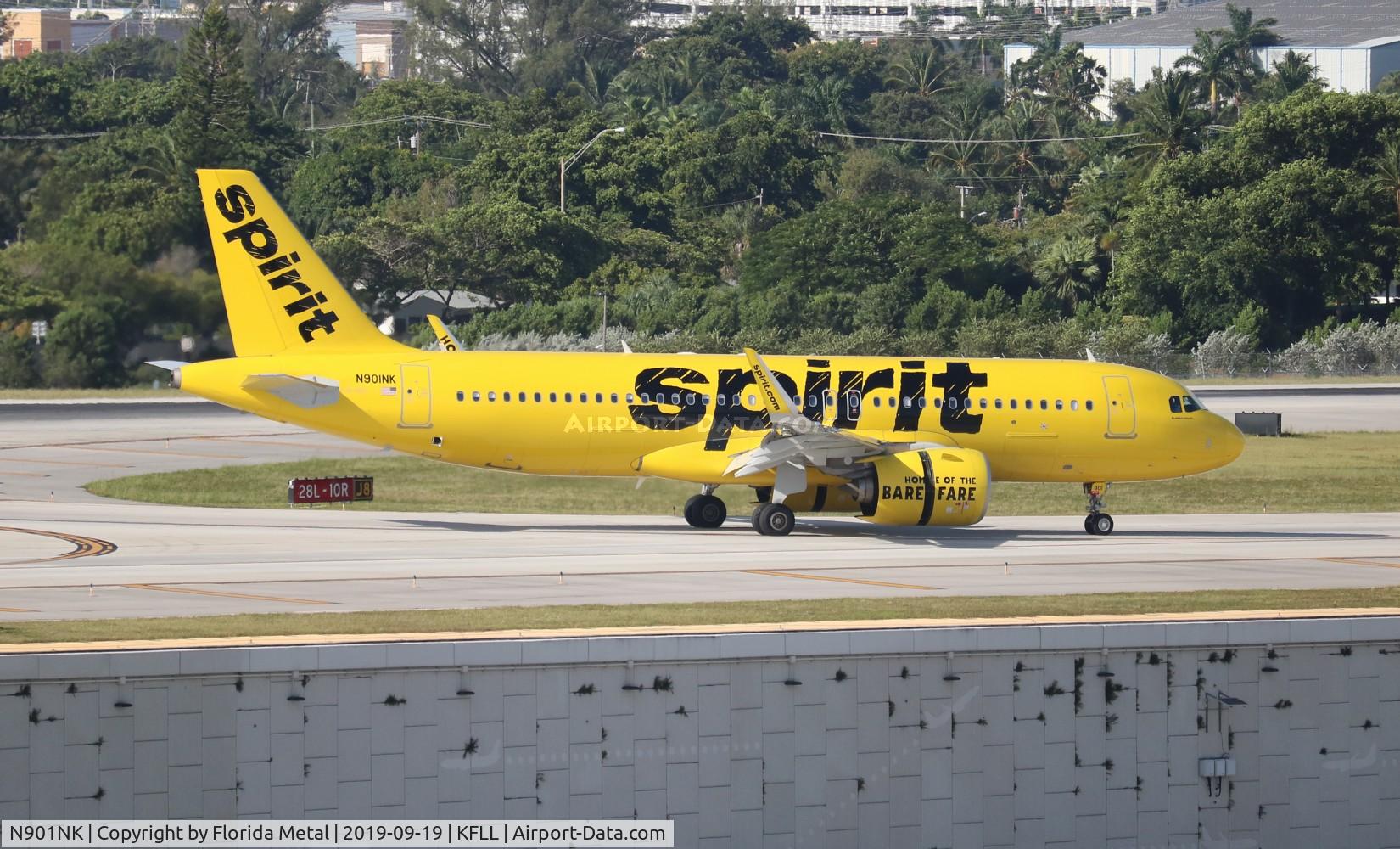 N901NK, 2015 Airbus A320-271NEO C/N 6833, FLL spotting 2019