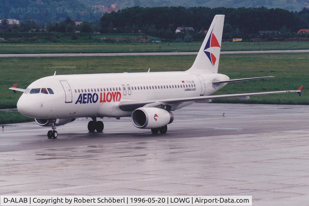 D-ALAB, 1996 Airbus A320-232 C/N 575, D-ALAB @ LOWG 1996