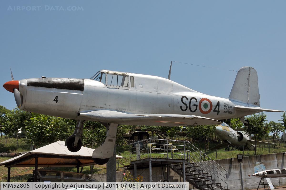 MM52805, 1950 Fiat G-46-3A C/N 69, Preserved at Parco Tematico dell’Aviazione near Rimini.  The Aeronautica Militare used 141 of these aircraft in different variants.