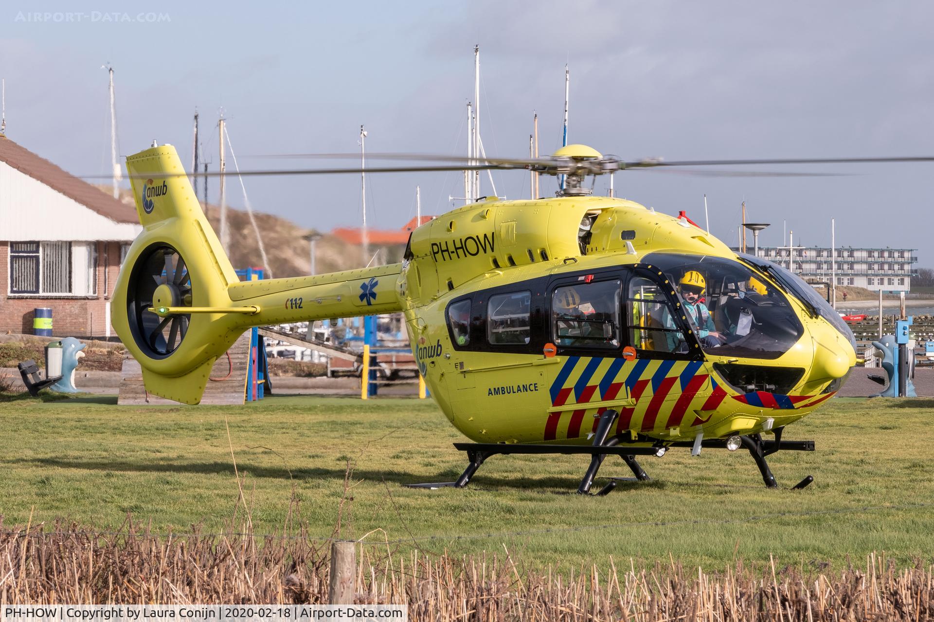 PH-HOW, 2014 Airbus Helicopters H-145M (BK-117D-2) C/N 22008, MEDIC01 at Terschelling harbor