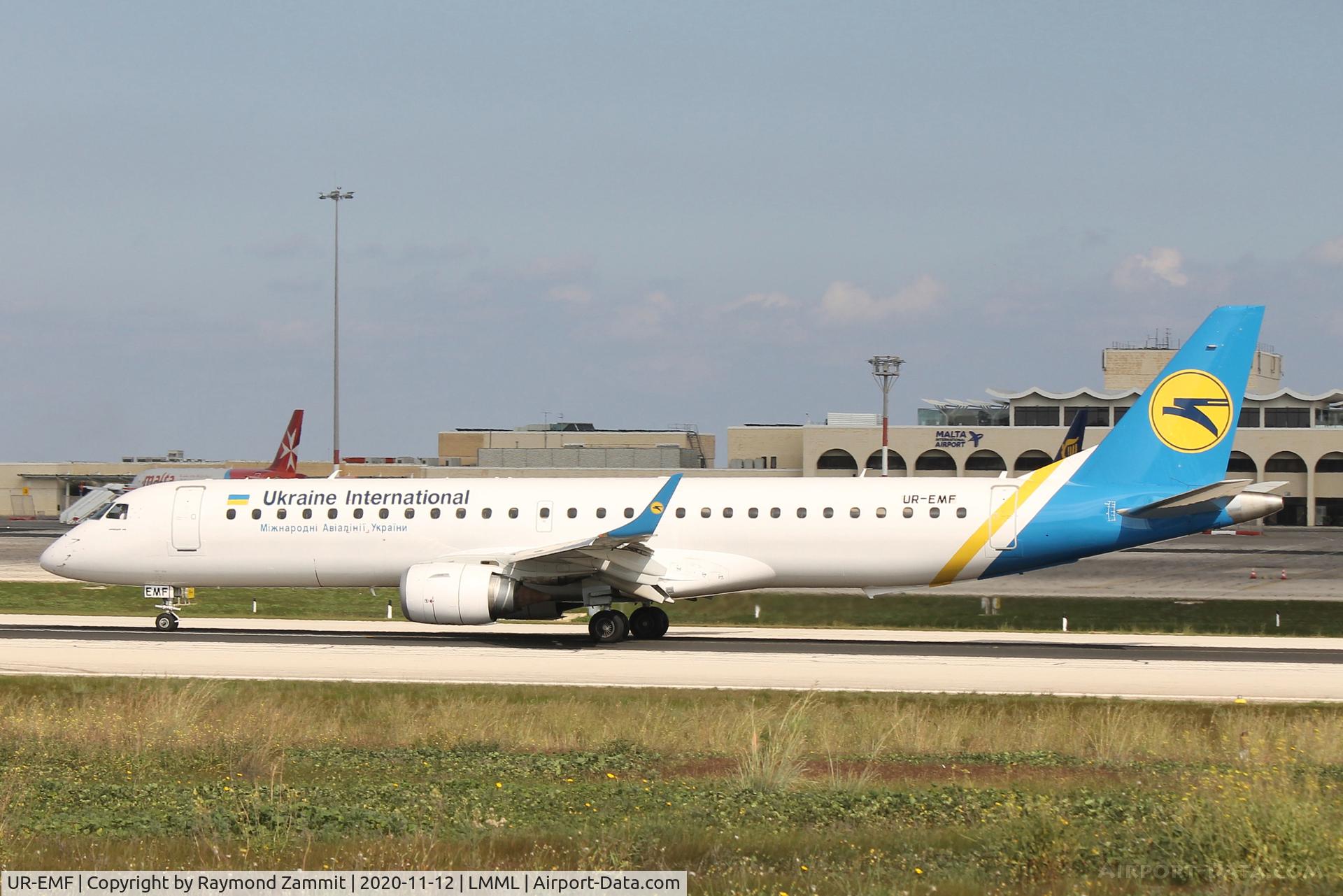 UR-EMF, 2006 Embraer 195LR (ERJ-190-200LR) C/N 19000069, Embraer 195LR UR-EMF Ukranian Airlines