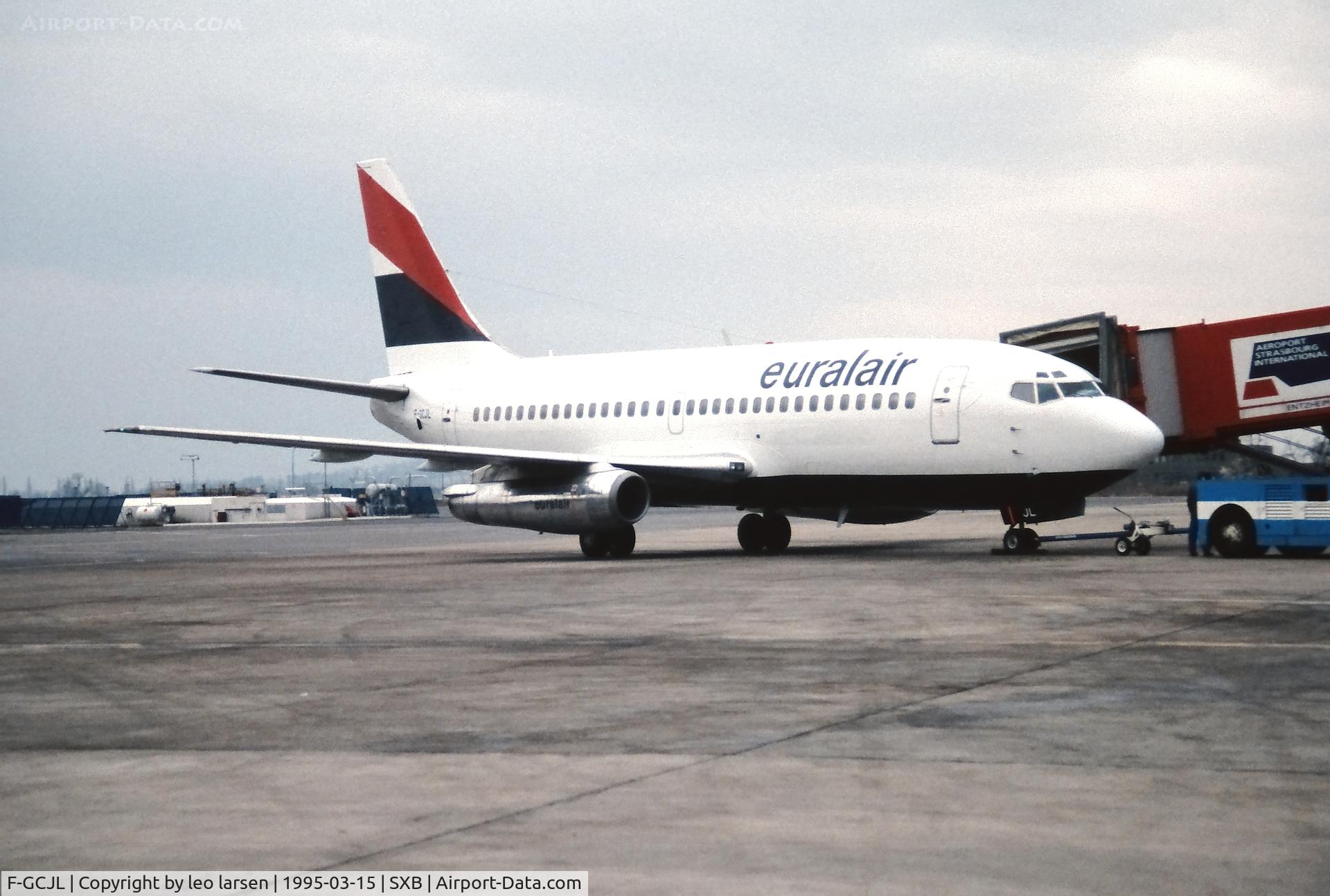 F-GCJL, 1968 Boeing 737-222 C/N 19067, Strasbourg 15.3.1995
