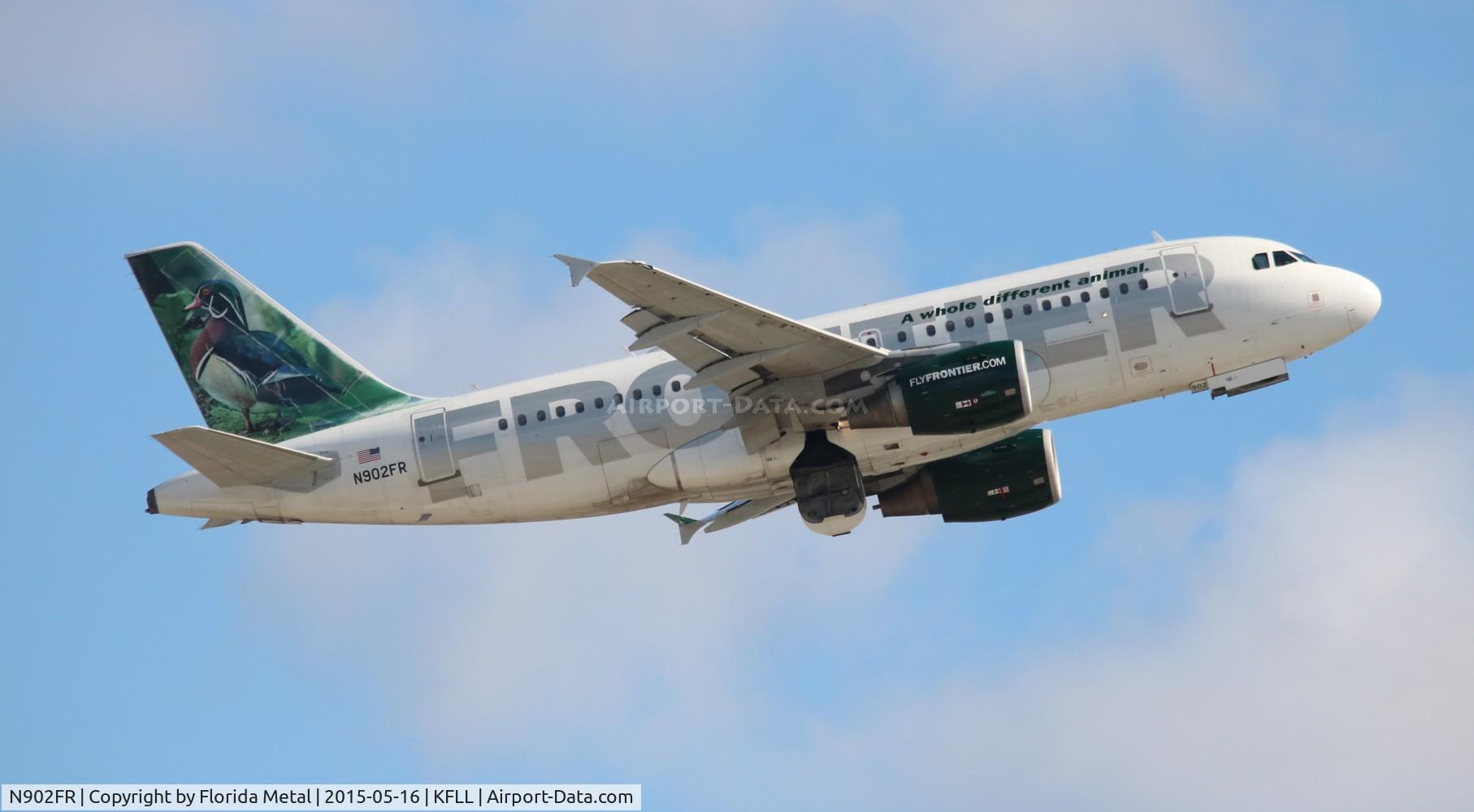 N902FR, 2001 Airbus A319-111 C/N 1515, FLL spotting 2015
