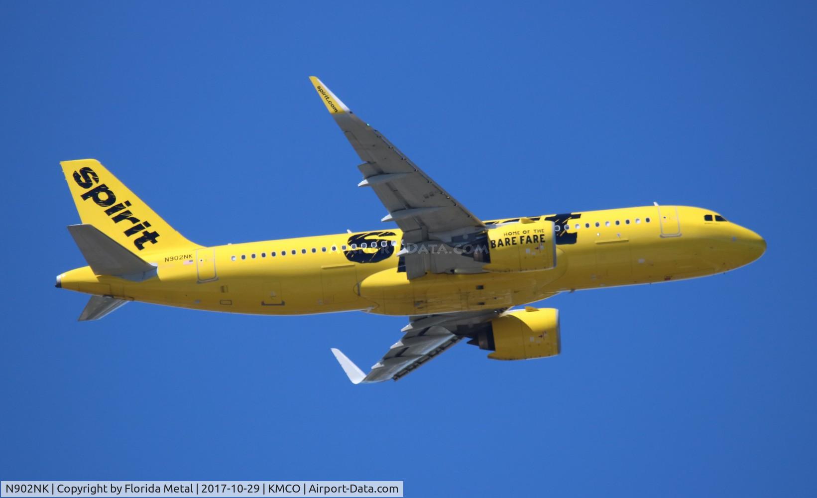 N902NK, 2016 Airbus A320-271N C/N 6907, MCO spotting 2017