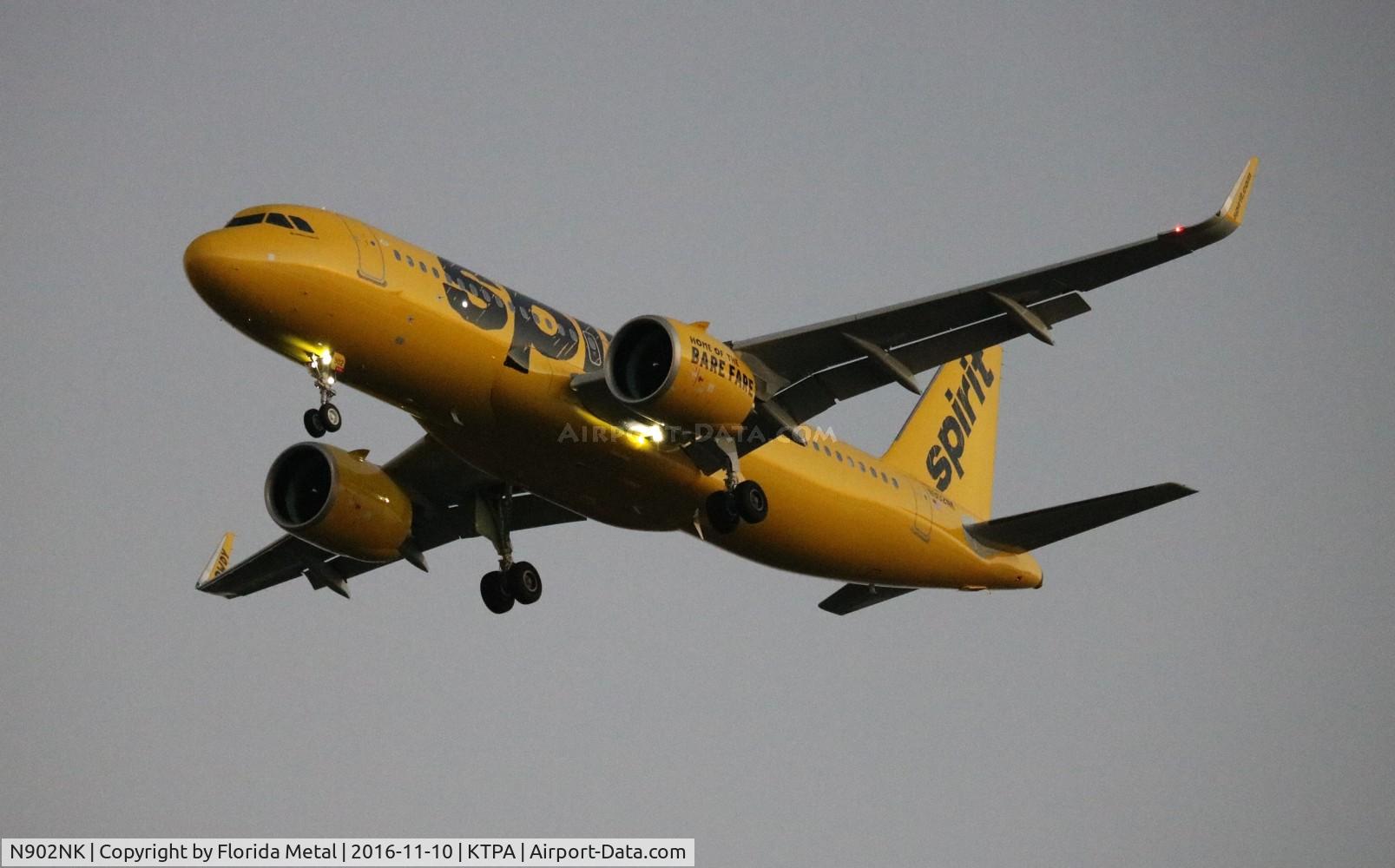 N902NK, 2016 Airbus A320-271N C/N 6907, TPA spotting 2016