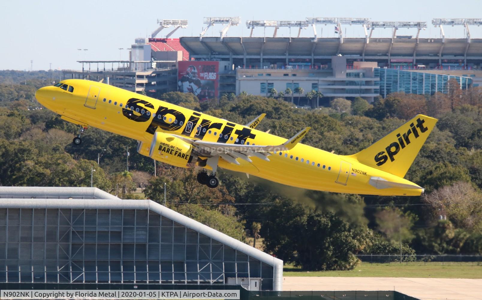 N902NK, 2016 Airbus A320-271N C/N 6907, TPA spotting 2020