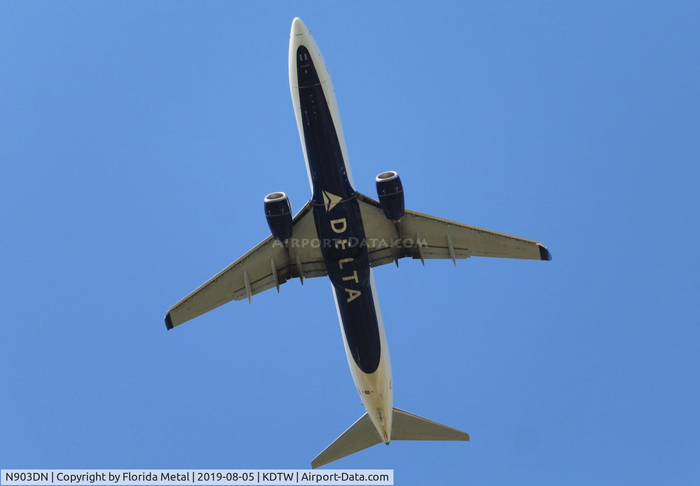 N903DN, 2018 Boeing 737-932/ER C/N 32007, DTW spotting 2019