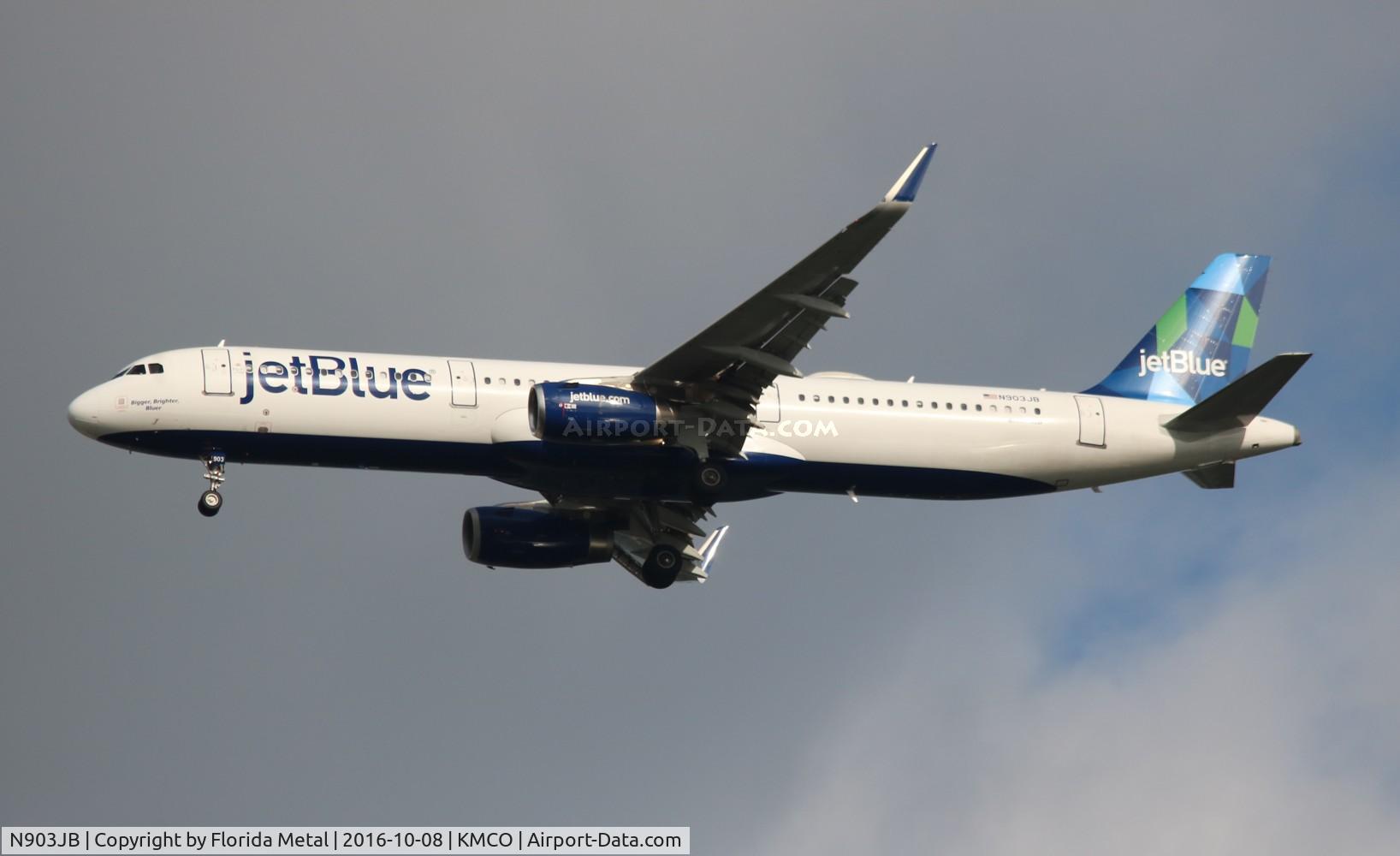 N903JB, 2013 Airbus A321-231 C/N 5783, MCO spotting 2016