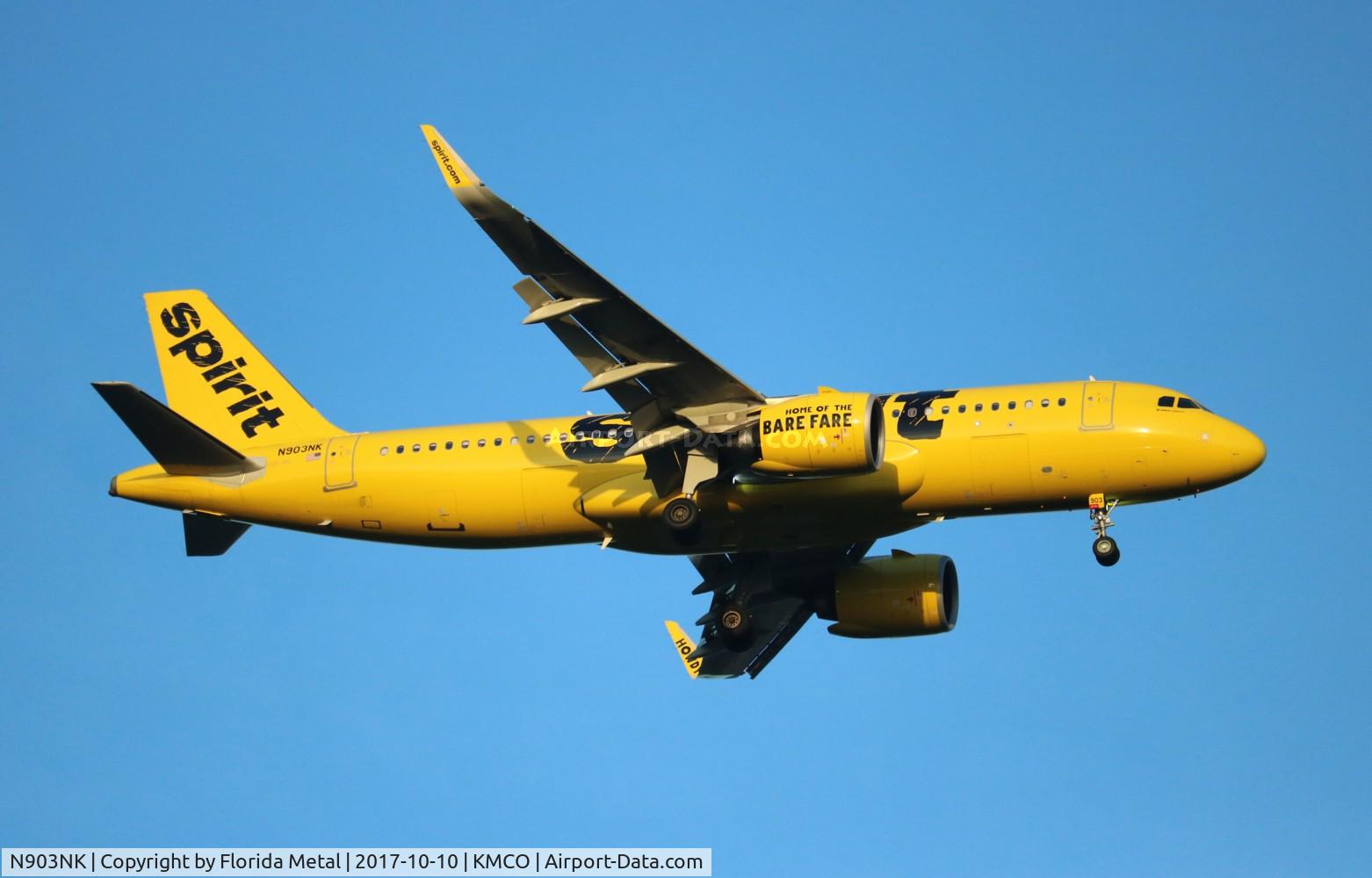 N903NK, 2016 Airbus A320-271N C/N 7011, MCO spotting 2017
