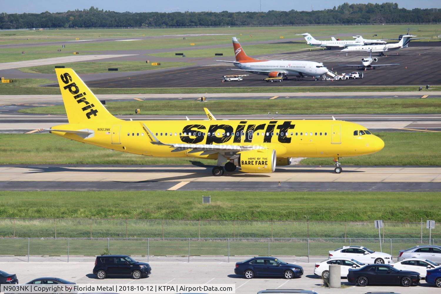 N903NK, 2016 Airbus A320-271N C/N 7011, TPA spotting 2018