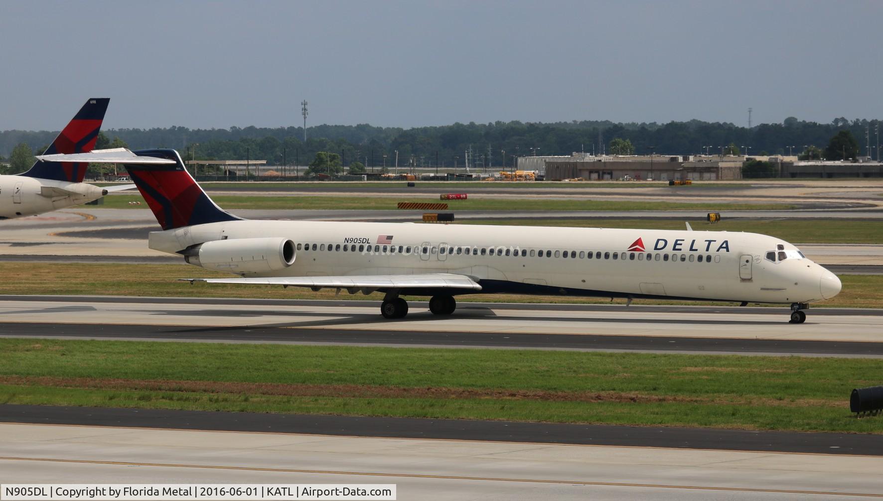 N905DL, 1987 McDonnell Douglas MD-88 C/N 49536, ATL spotting 2016