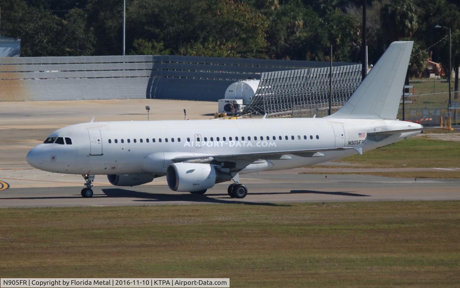 N905FR, 2001 Airbus A319-111 C/N 1583, TPA spotting 2016