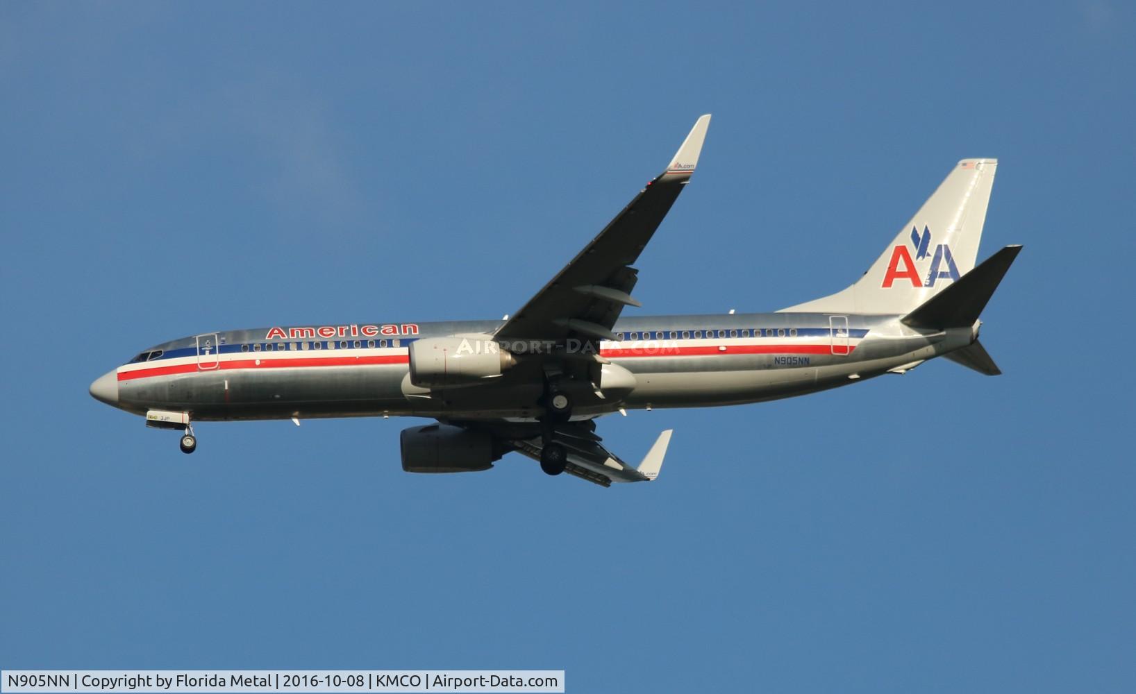 N905NN, 2012 Boeing 737-823 C/N 31156, MCO spotting 2016