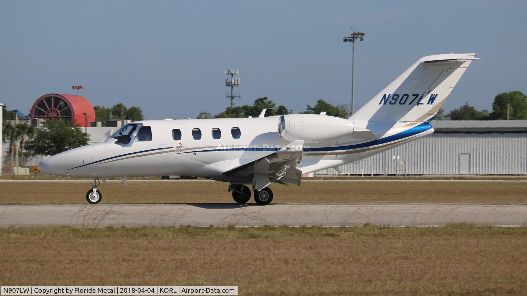 N907LW, 2015 Cessna 525 Citation M2 C/N 525-0868, ORL spotting 2018