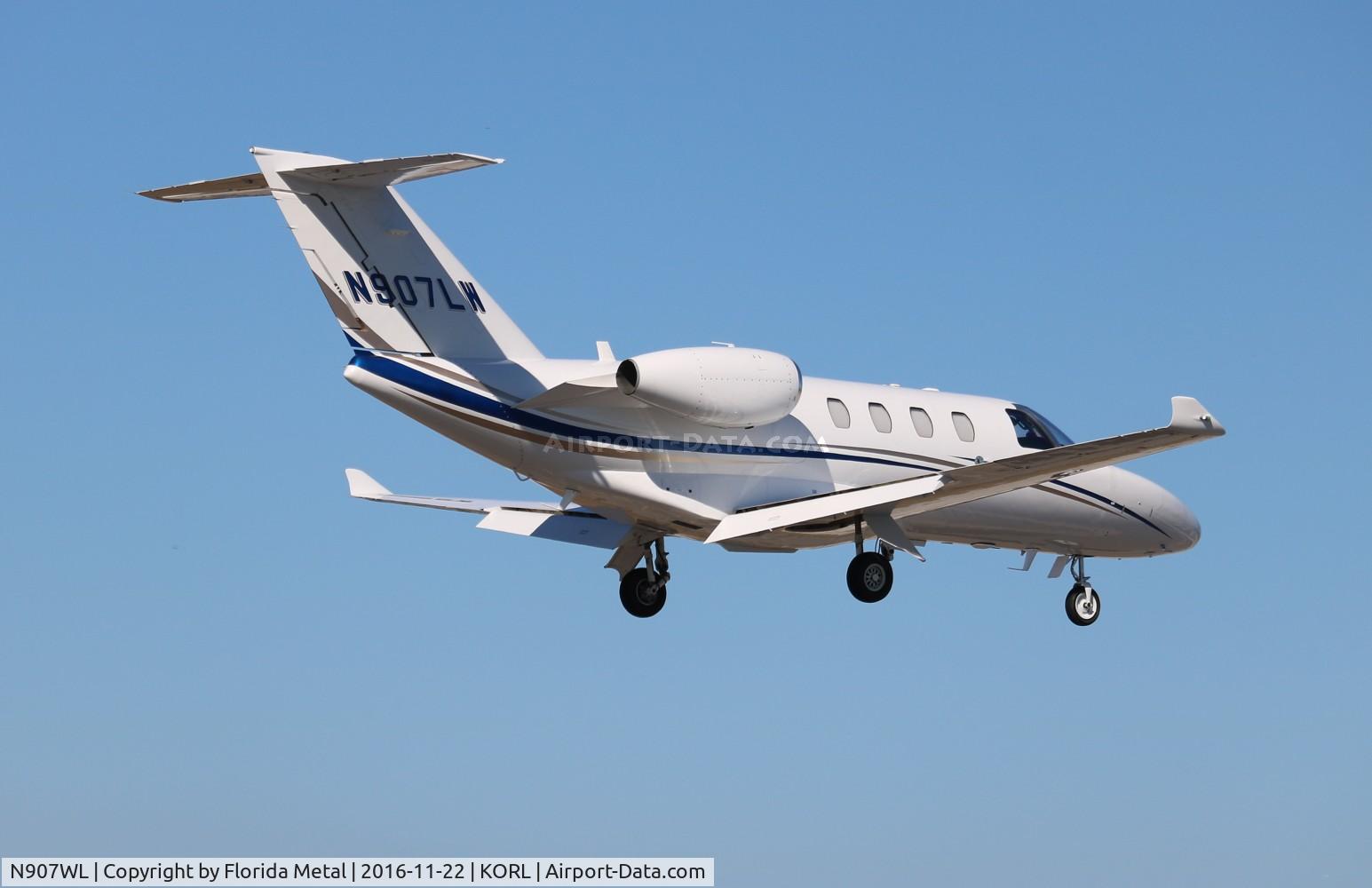 N907WL, 2007 Cessna 525 CitationJet CJ1+ C/N 525-0658, ORL spotting 2016