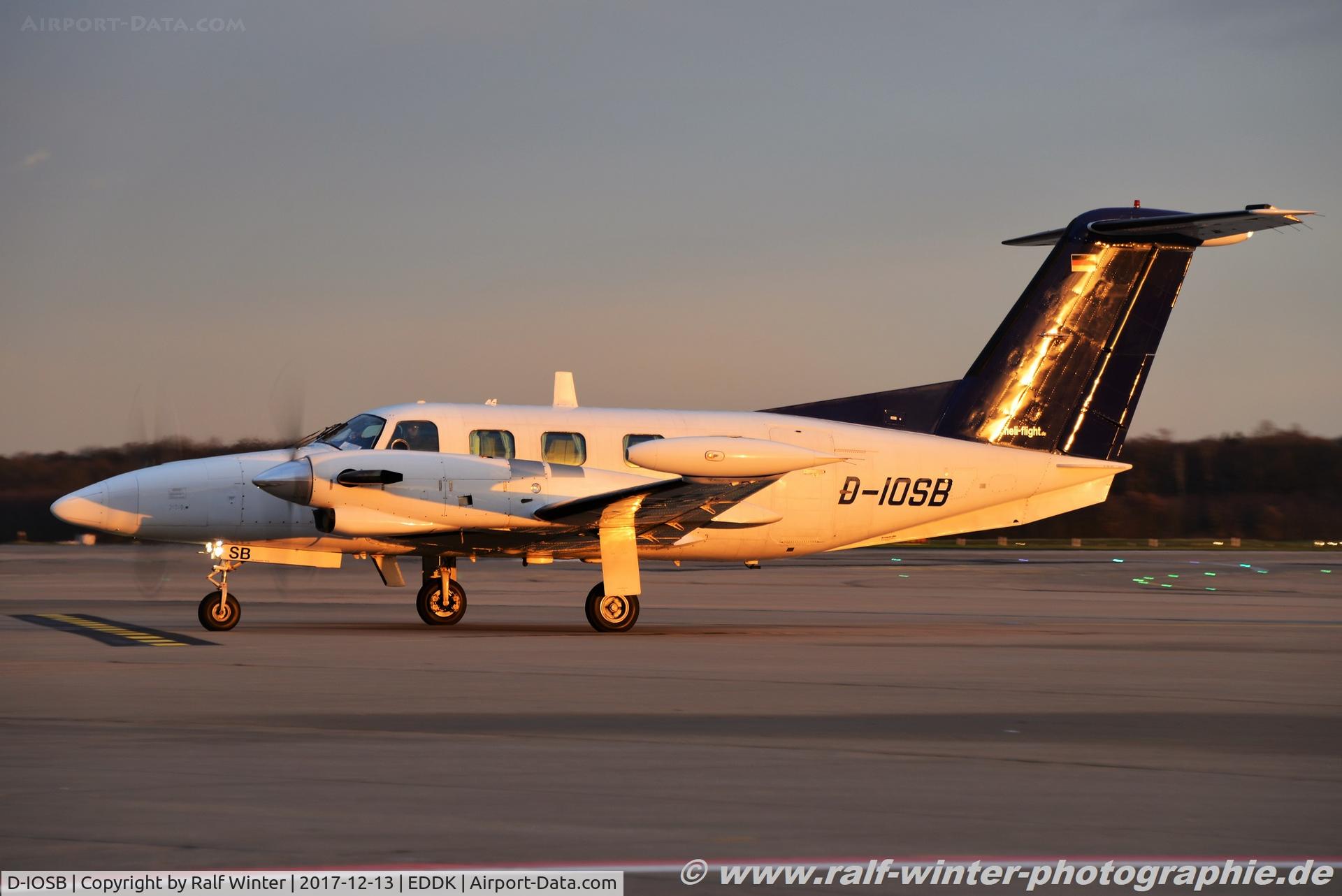 D-IOSB, 1987 Piper PA-42-720 Cheyenne IIIA C/N 42-5501042, Piper PA-42-720 Cheyenne 3A - Heli Flight - 42-5501042 - D-IOSB - 13.12.2017 - CGN
