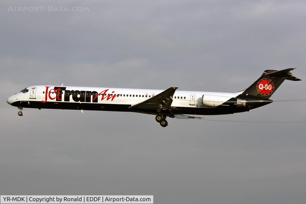 YR-MDK, 1982 McDonnell Douglas MD-82 (DC-9-82) C/N 49139, at fra