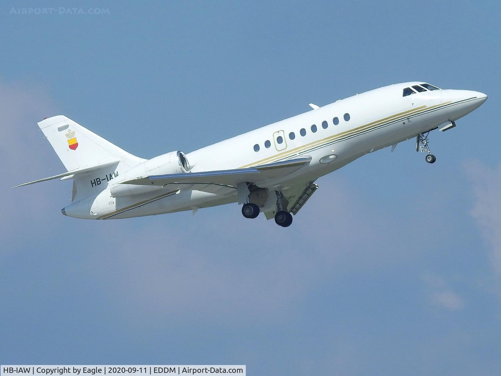 HB-IAW, 1996 Dassault Falcon 2000 C/N 16, Owner Starjet Establishment for Aviation