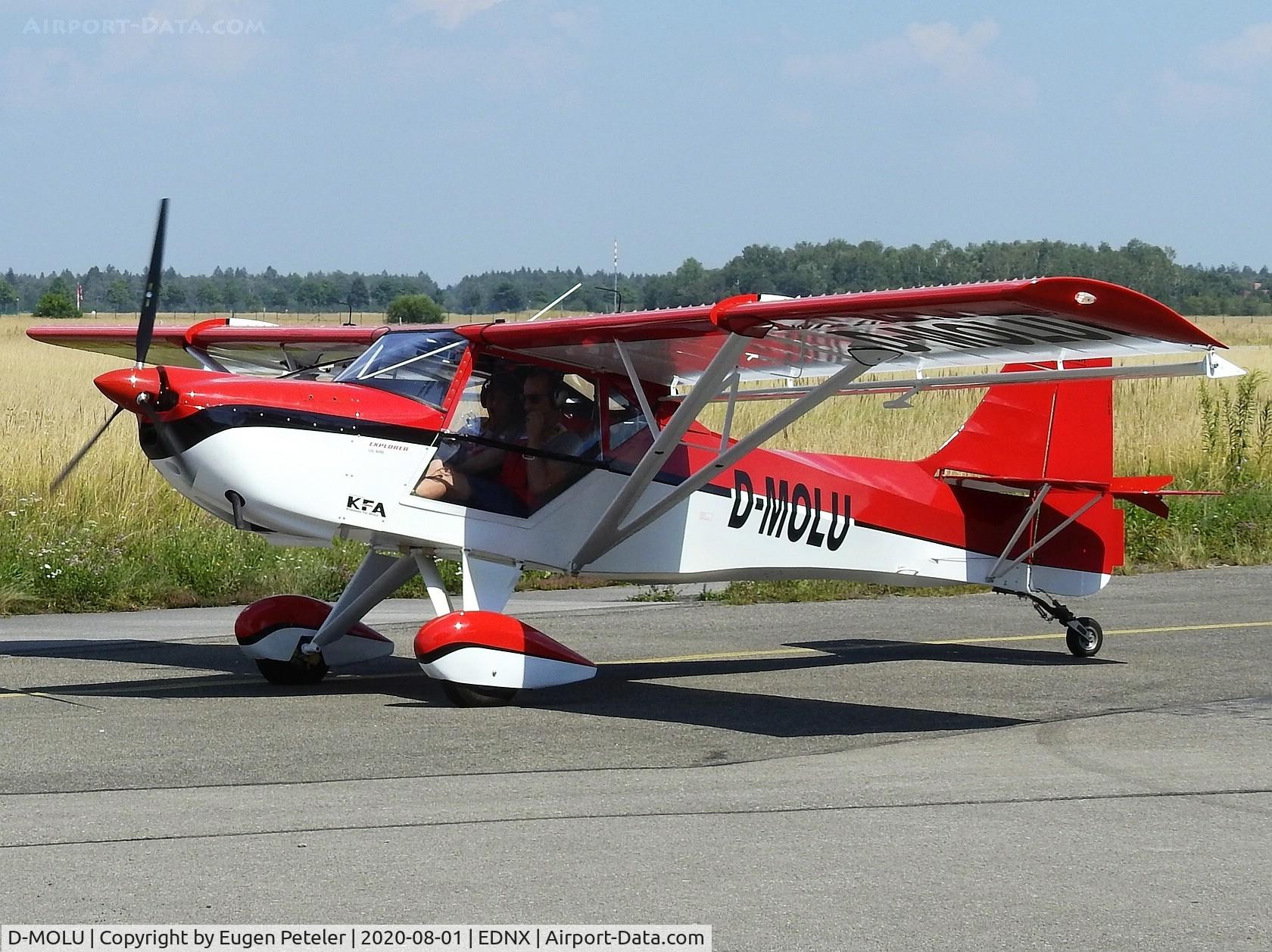 D-MOLU, 2020 Kitplanes for Africa Explorer UL-600 C/N 05-D-19 EXUL, Taxiing to the runway in Schleissheim