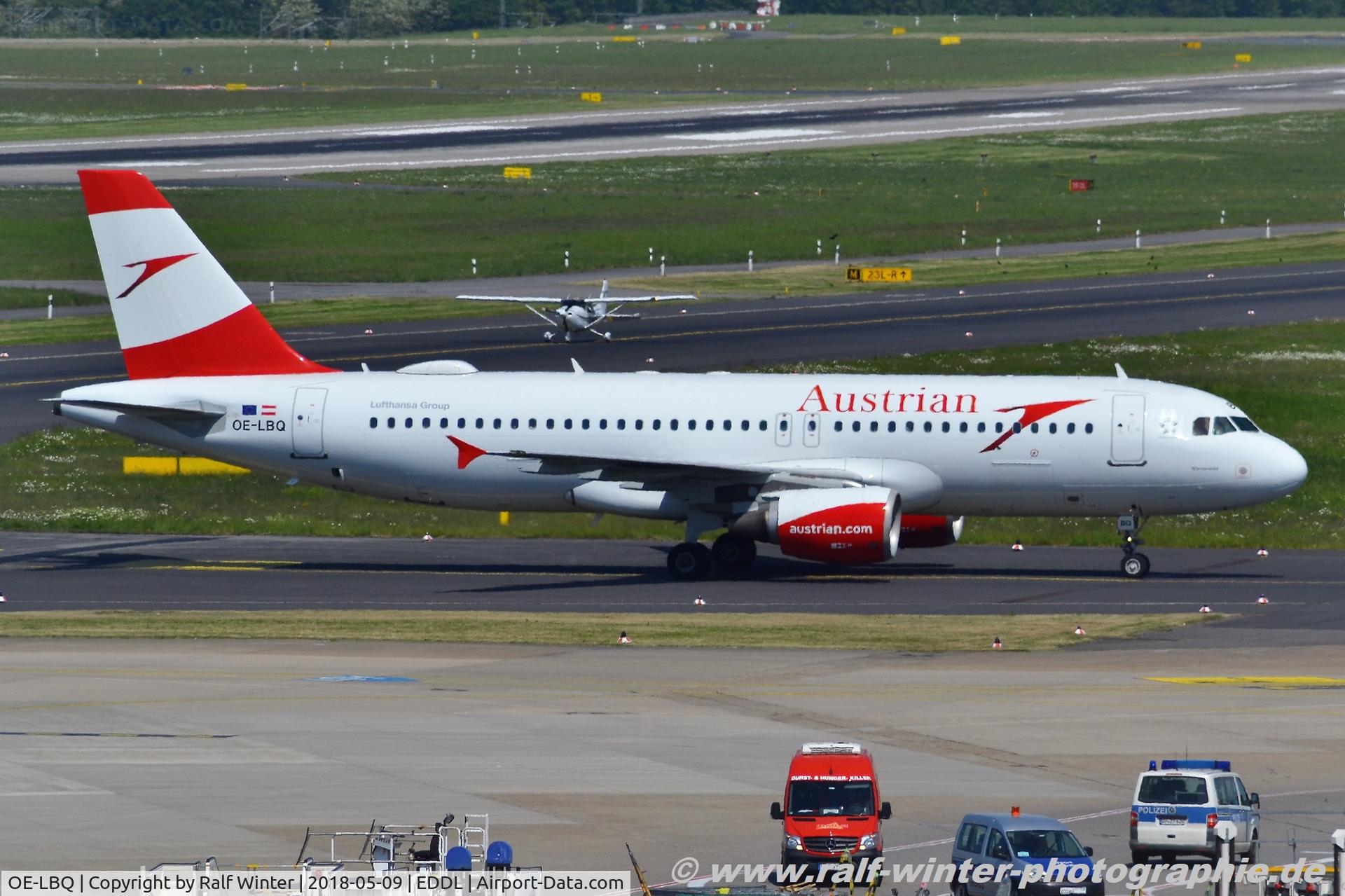 OE-LBQ, 1999 Airbus A320-214 C/N 1137, Airbus A320-214 - OS AUA Austrian Airlines 'Wienerwald' - 1137 - OE-LBQ - 09.05.2018 - DUS