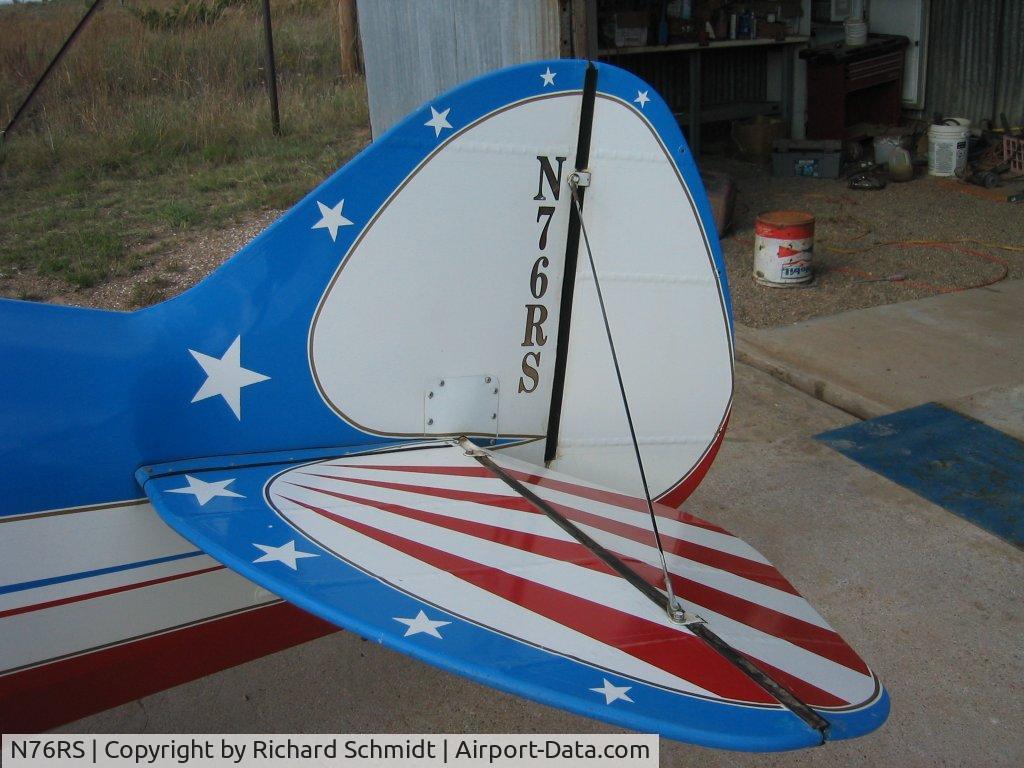 N76RS, 1976 Pitts S-1S Special C/N 683-H, Tail of N76RS