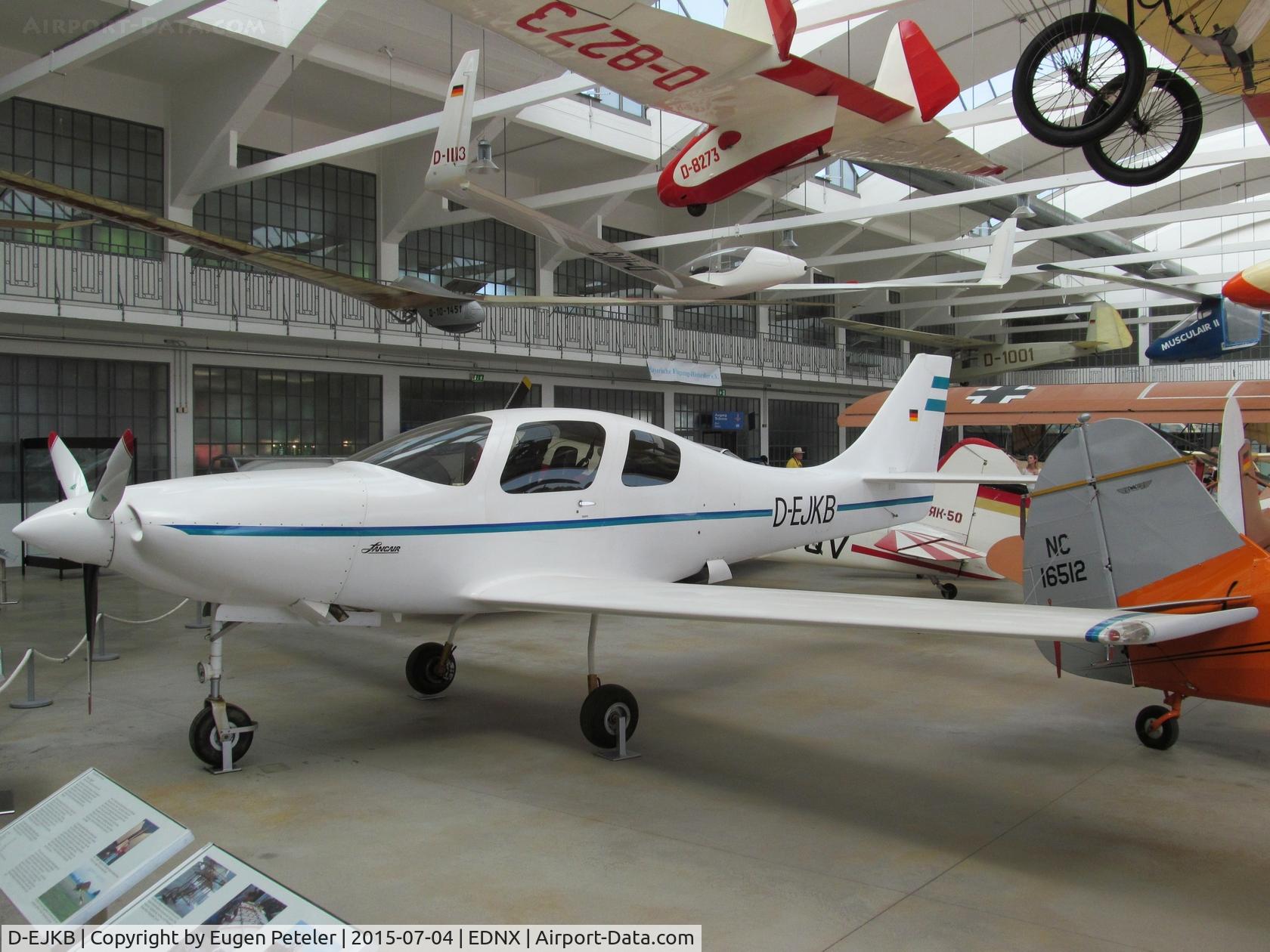 D-EJKB, 1995 Dr. Dr. Klaus Baeuerle Lancair 4 C/N 0020, In display in the Flugwerft Schleissheim