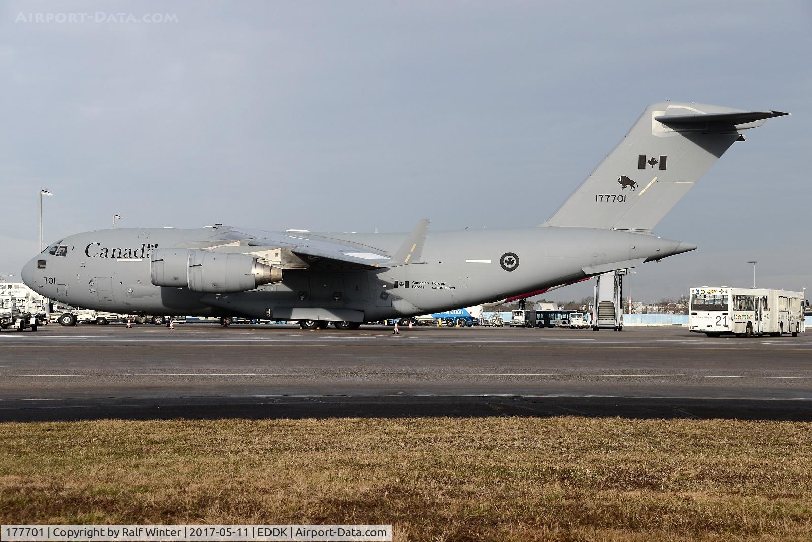177701, 2007 Boeing CC-177-A (C-17) Globemaster III C/N 50178/F-177/CA-1, Boeing C-17A CC-177 - CFC Canadian Forces '8 Wing 429 Sqn CFB Trenton' - F177 - 177701 - 11.05.2017 - CGN