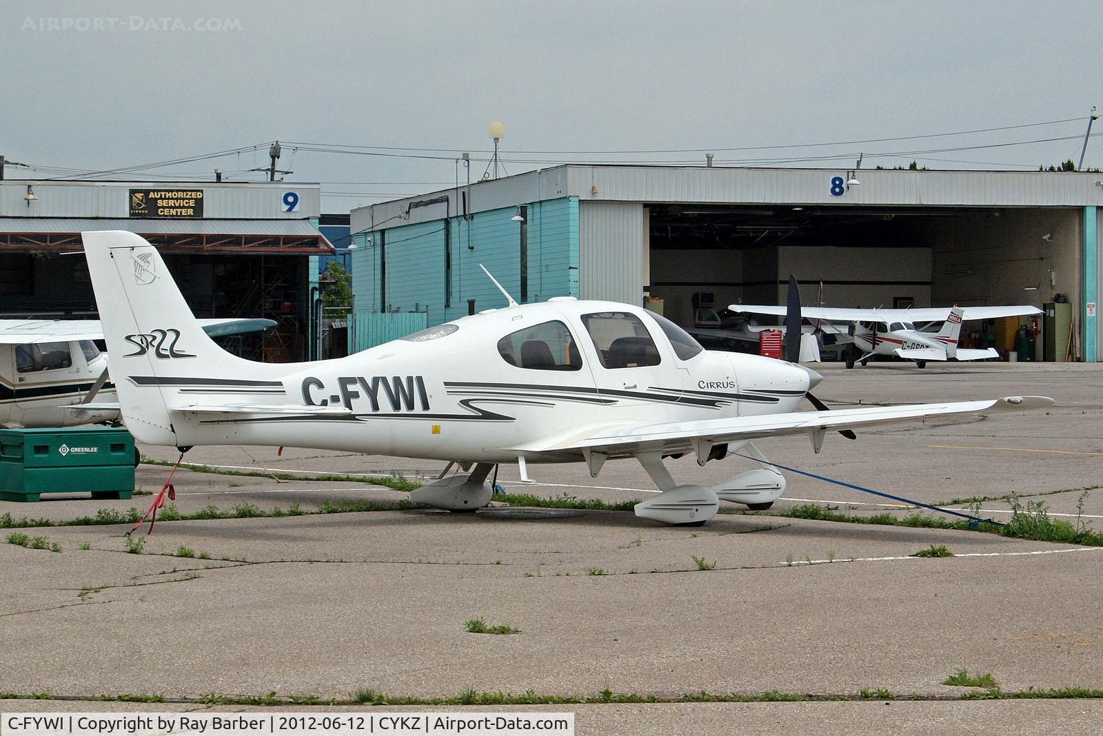 C-FYWI, 2003 Cirrus SR22 C/N 0652, C-FYWI   Cirrus Design SR-22 [0652] Toronto-Buttonville~C 12/06/2012