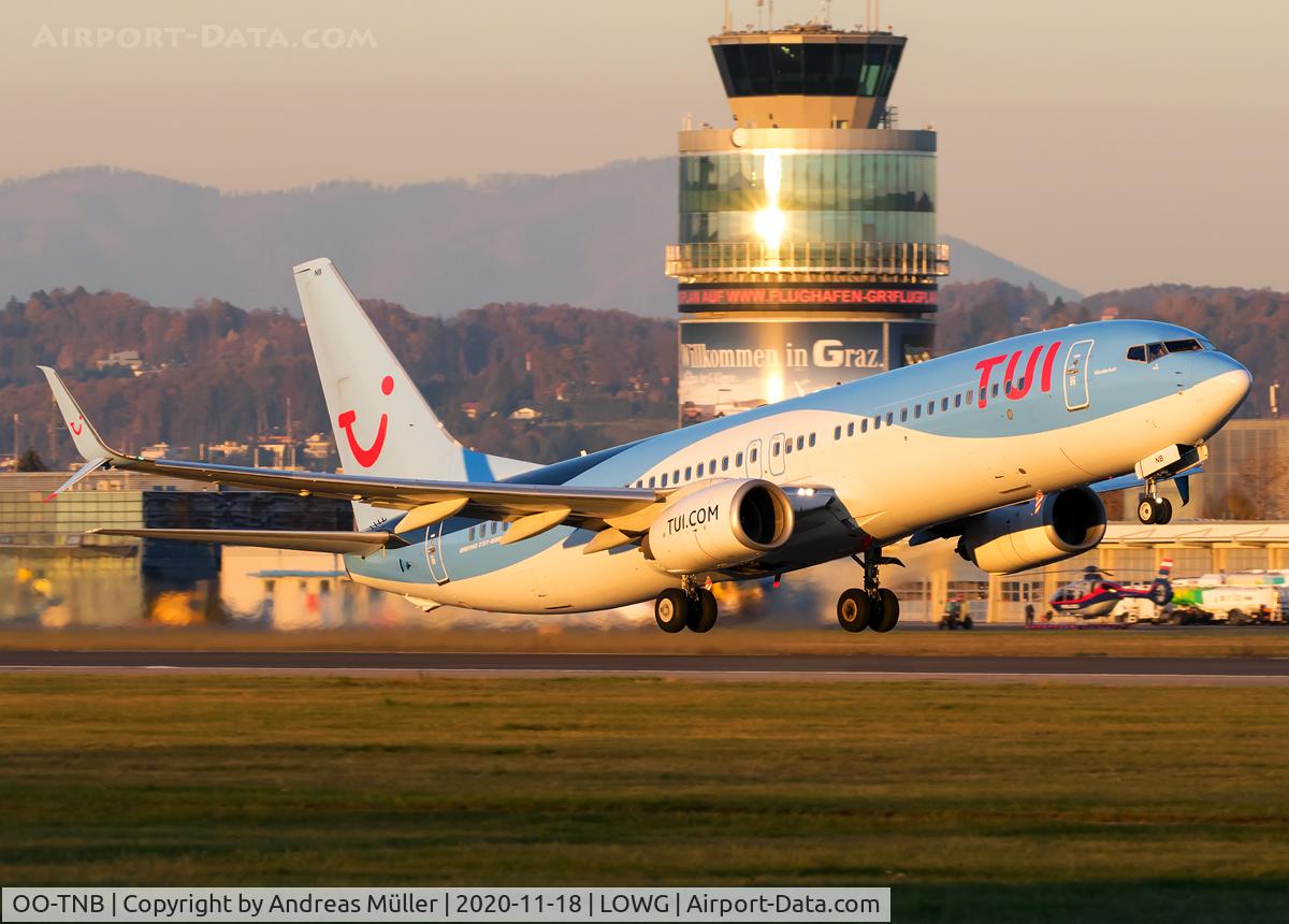 OO-TNB, 2009 Boeing 737-8K5 C/N 35149, 3rd visit this year.