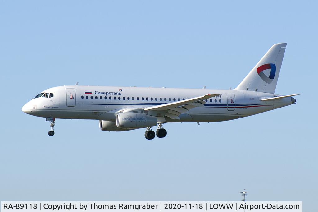 RA-89118, 2018 Sukhoi Superjet 100-95B C/N 95172, Severstal Air Company Sukhoi Superjet 100-95B