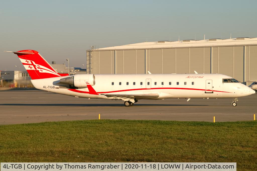 4L-TGB, 2000 Canadair CRJ-200LR (CL-600-2B19) C/N 7442, Georgian Airways Canadair Regionaljet 200LR