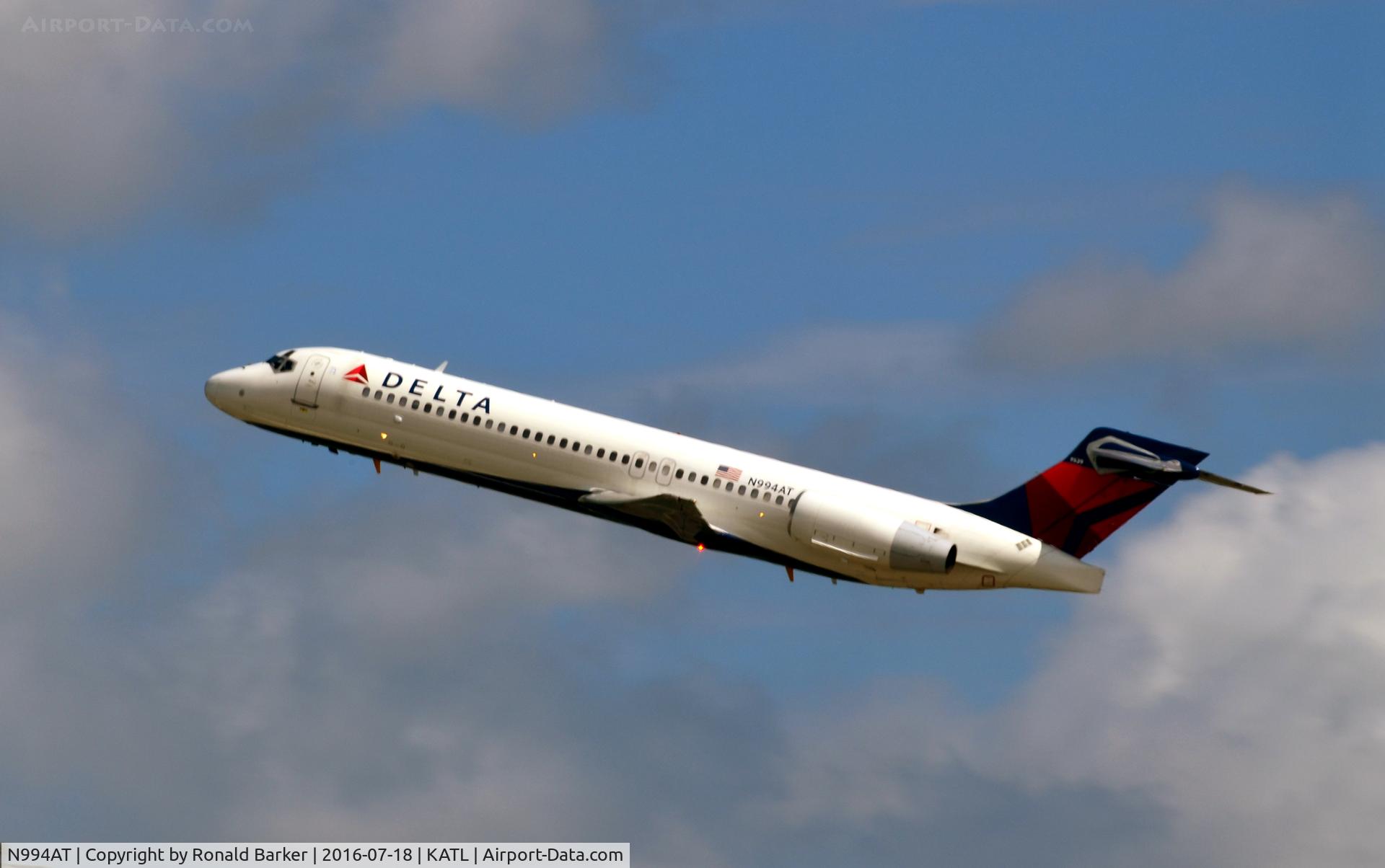 N994AT, 2002 Boeing 717-200 C/N 55138, Takeoff Atlanta