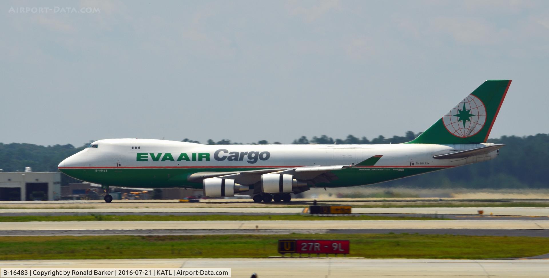 B-16483, 2002 Boeing 747-45EF (SCD) C/N 30609, Landing roll Atlanta
