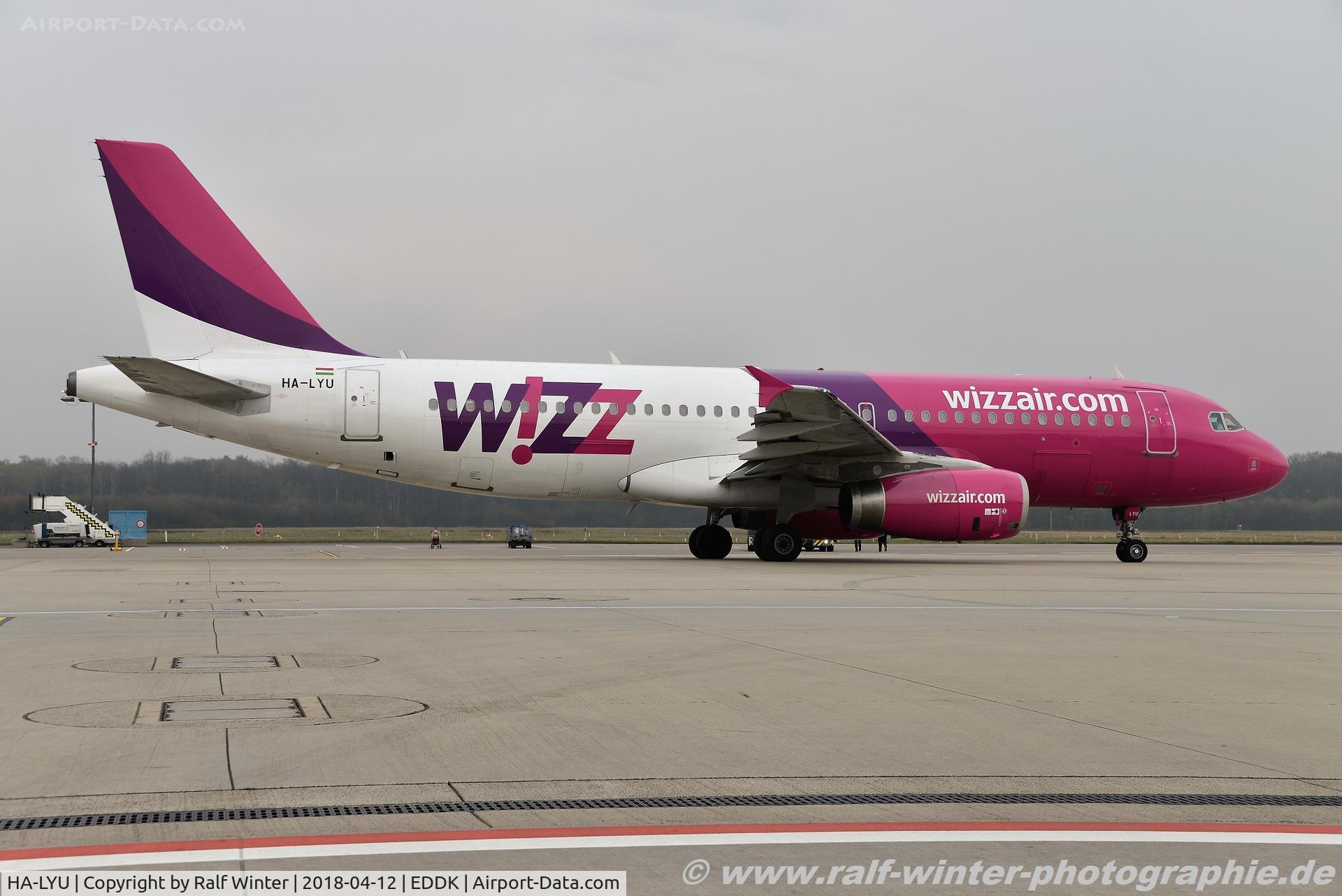 HA-LYU, 2008 Airbus A320-232 C/N 3531, Airbus A320-232 - W6 WZZ Wizz Air - 3531 - HA-LYU - 12.04.2018 - CGN