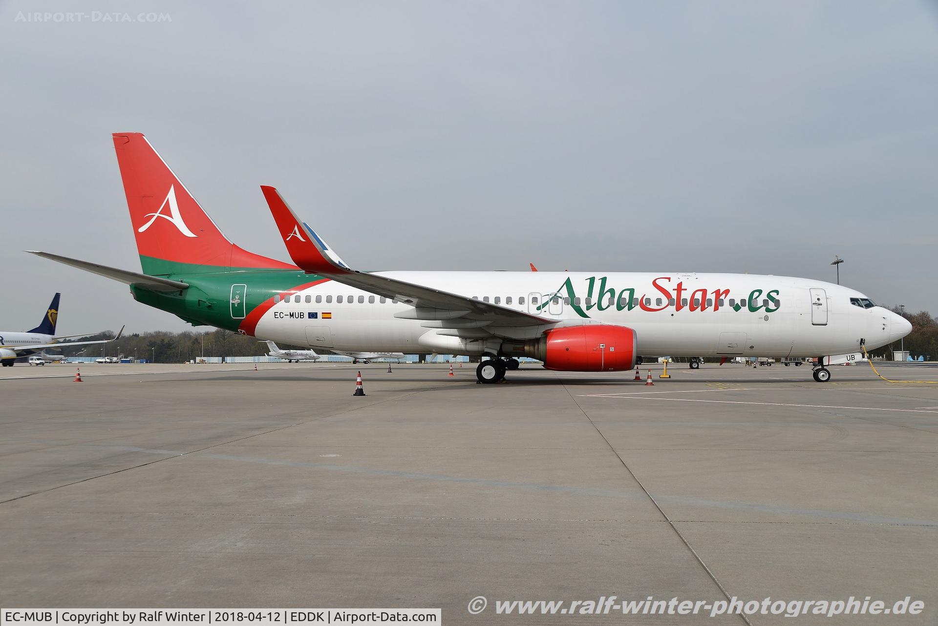 EC-MUB, 2003 Boeing 737-86J C/N 32920, Boeing 737-86J(W) - JQ LAV Alba Star - 32920 - EC-MUB - 12.04.2018 - CGN
