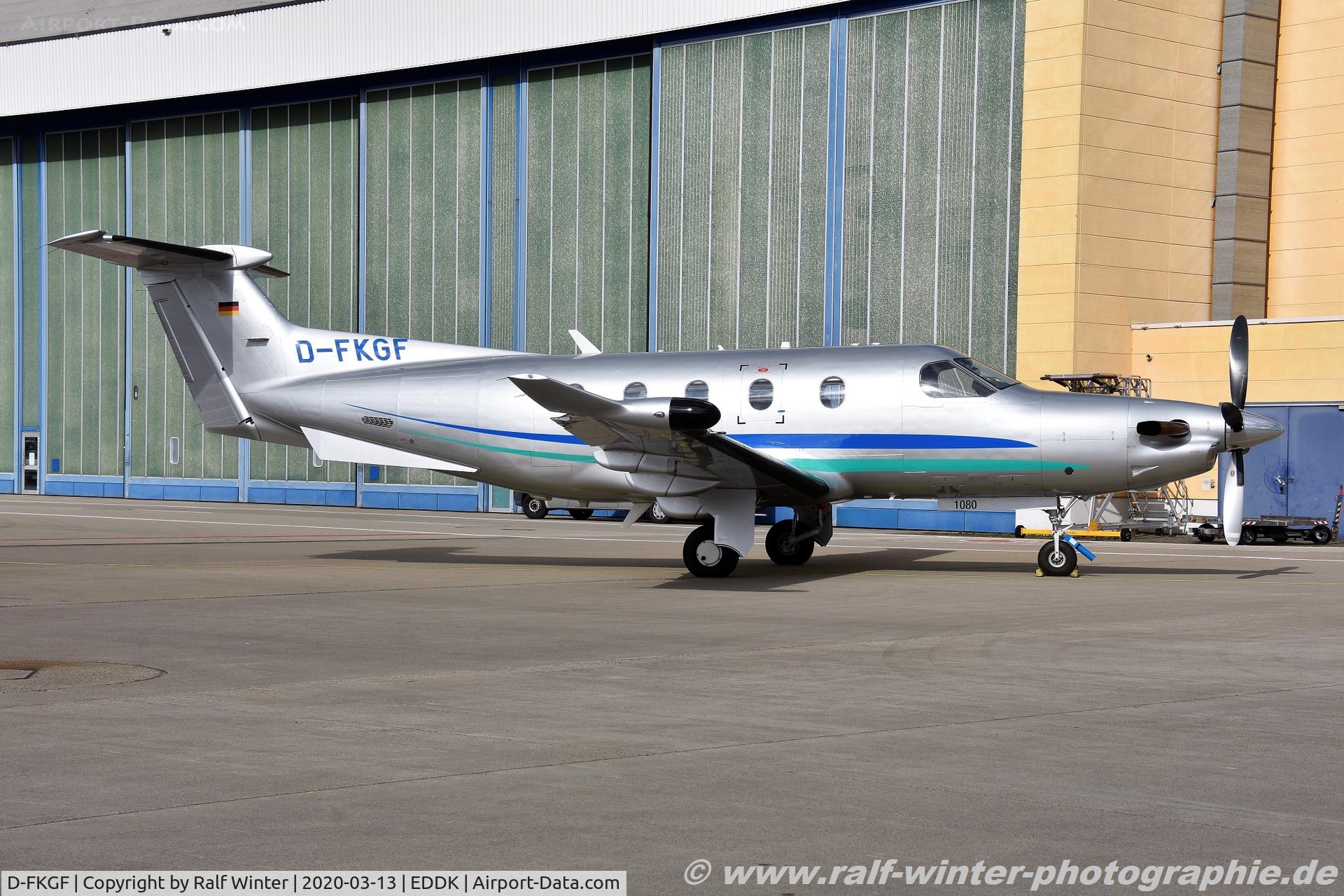 D-FKGF, 2008 Pilatus PC-12/47E C/N 1080, Pilatus PC-12-47E - Hans Grohe GmbH - 1080 - D-FKGF - 13.03.2020 - CGN