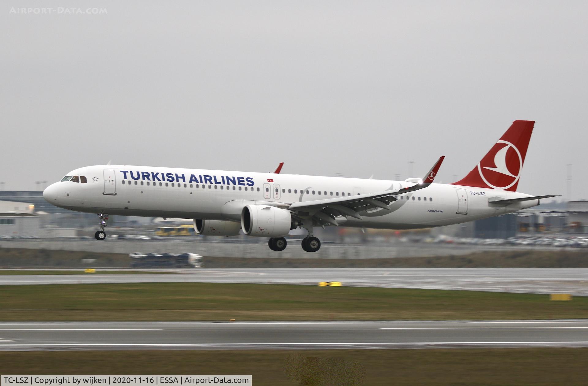TC-LSZ, 2020 Airbus A321-271NX C/N 9452, RWY 19L