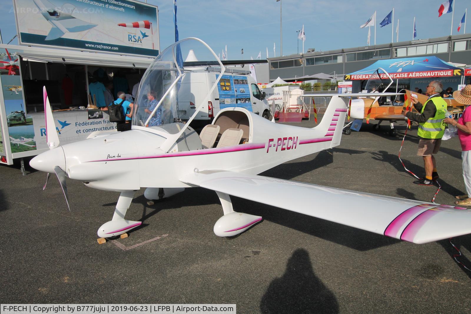 F-PECH, Colomban MC-100 Ban-Bi C/N 01, on display at SIAE 2019