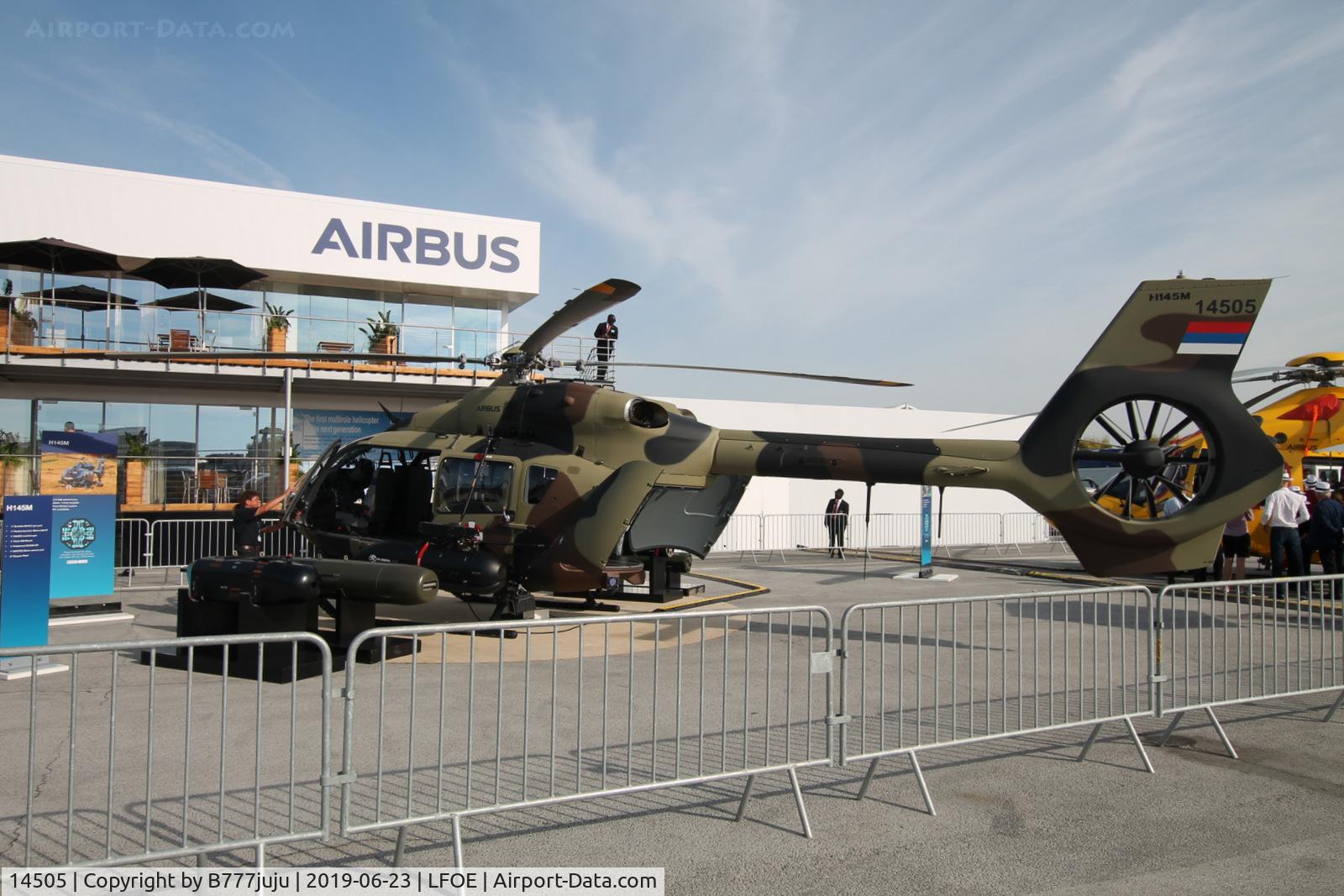 14505, Airbus Helicopters H-145M C/N 20253, on display at SIAE 2019