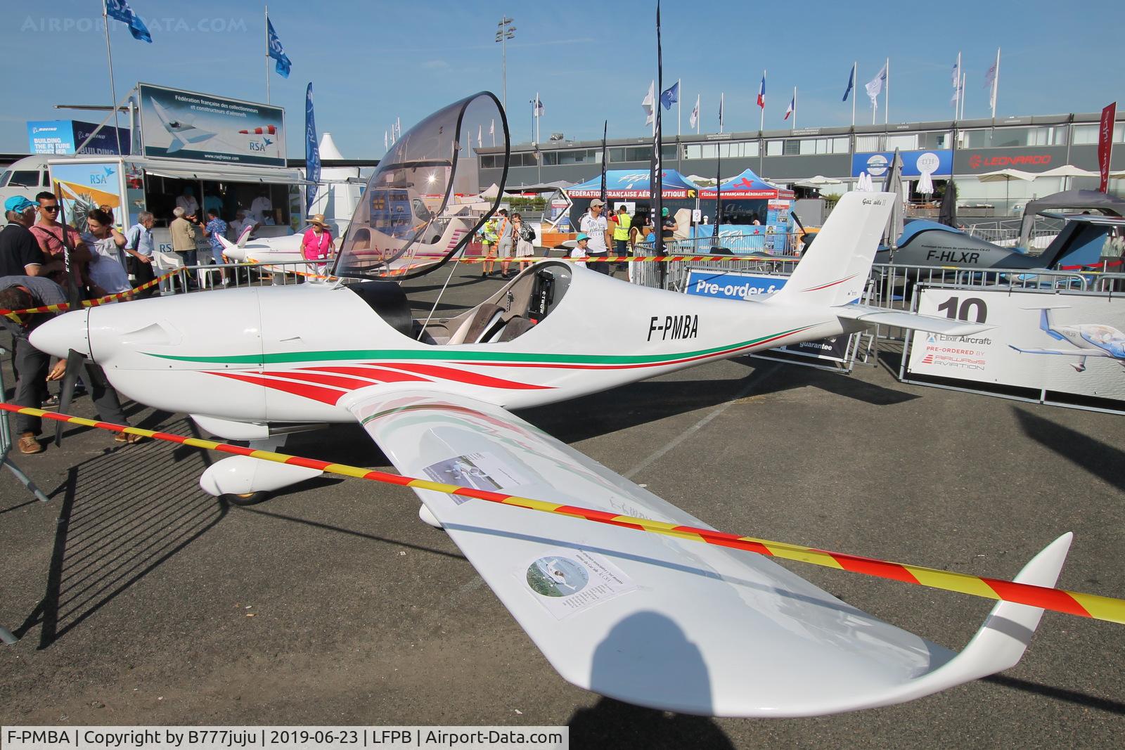 F-PMBA, Pennec SP-2 Gaz'Aile C/N 211, on display at SIAE 2019