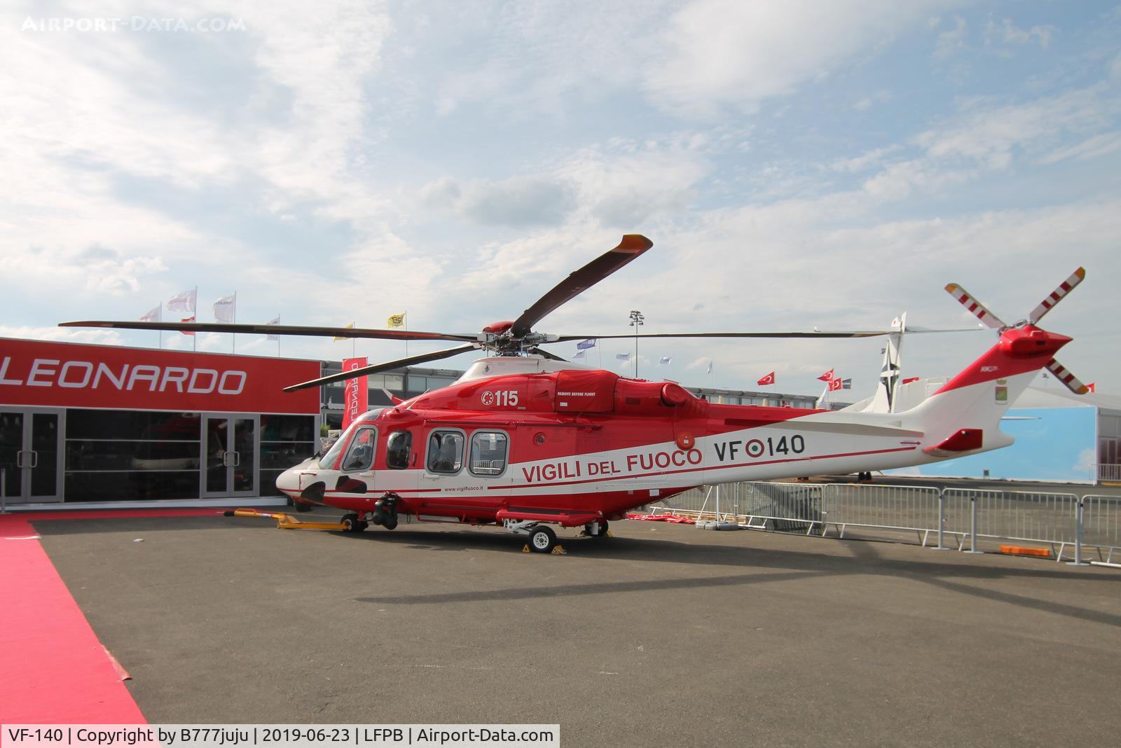 VF-140, AgustaWestland AW-139 C/N 31845, on display at SIAE 2019